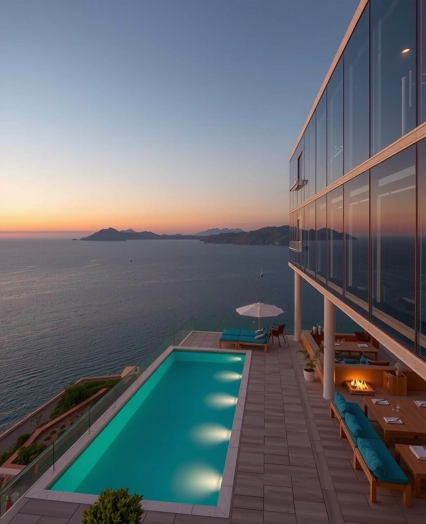 Modern Aegean hospitality landscape